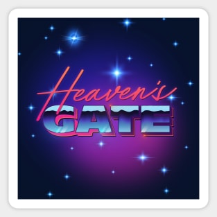 Heaven's Gate / Retro Styled Fan Logo Design Sticker